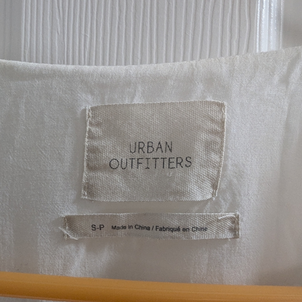 Urban Outfitters-White Wrap Dress - Picture 2 of 3
